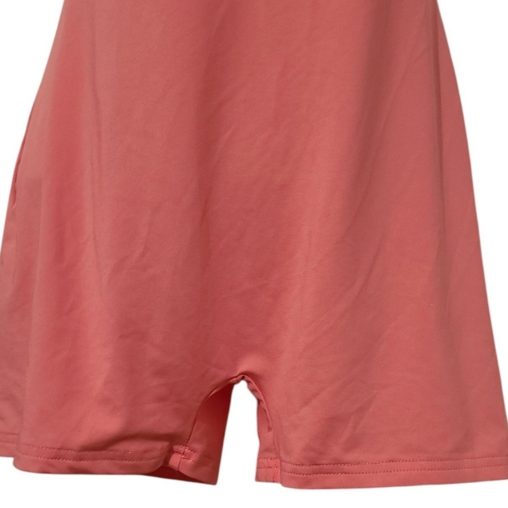 Pink Backless Romper - Picture 6 of 6